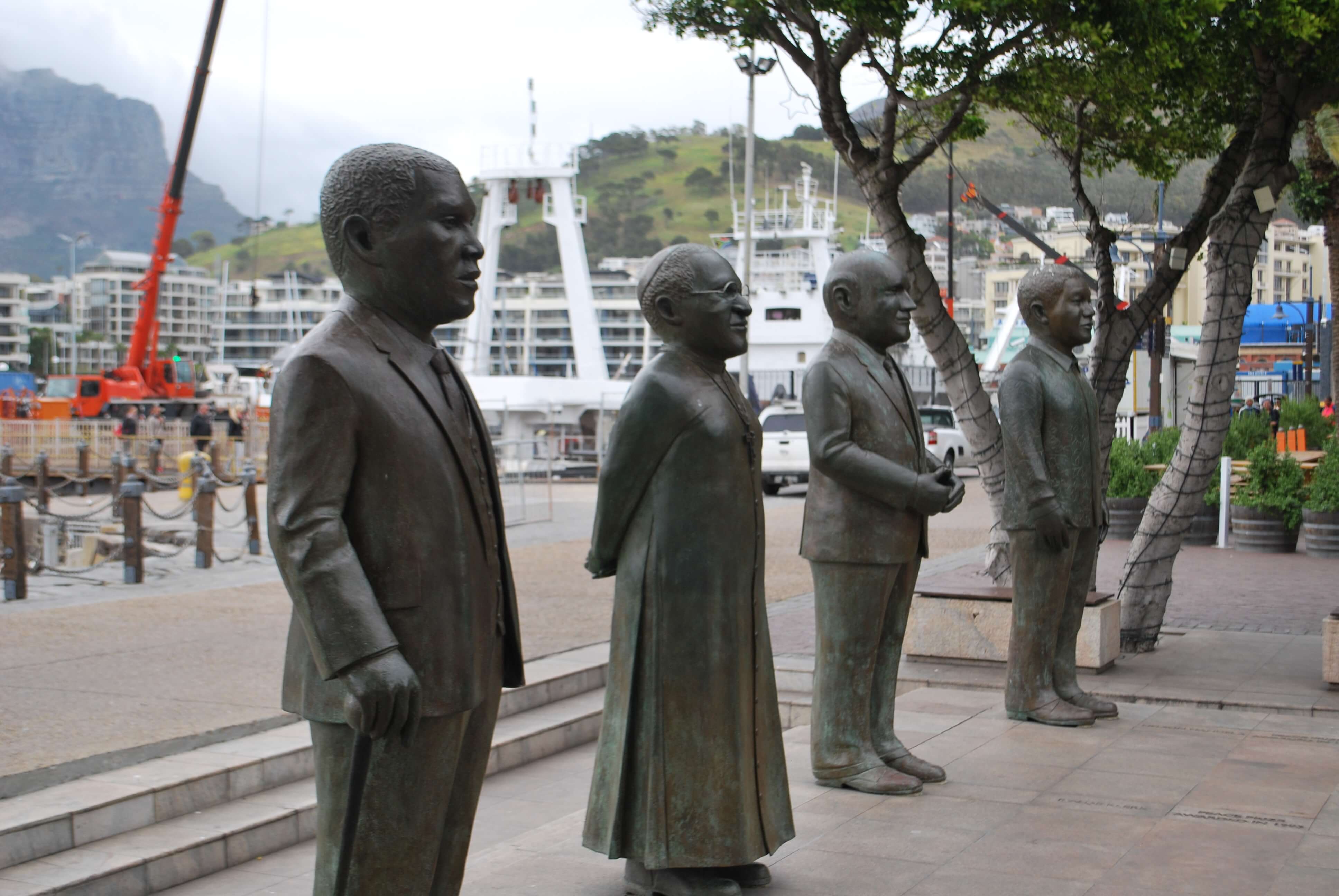 Waterfront statues, Cape Town, Afrique du Sud