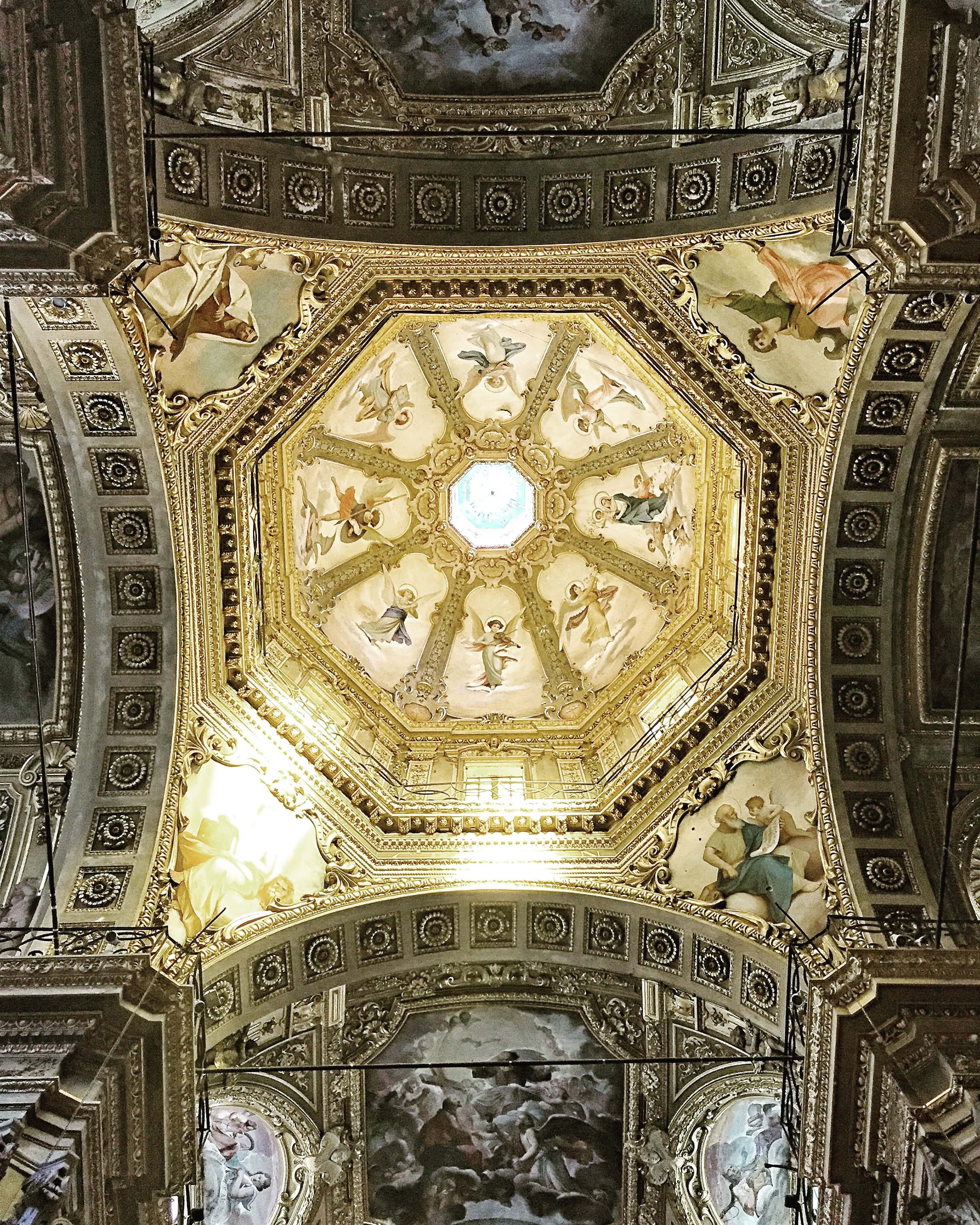 Plafond cathédrale de Gènes