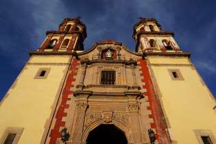 Eglise jaune, Querétaro, Mexique