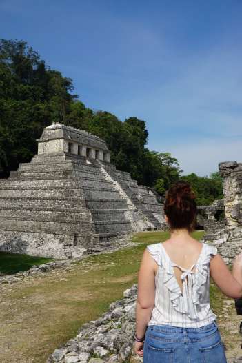 Visite des ruines de Palenque, Mexique